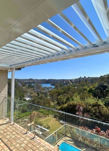 Med Twist Opening Louvre Roof By Outdoor Blinds and Awnings (OBA)