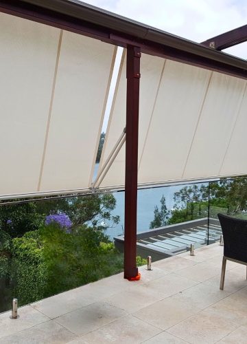 Metro Pivot Arm Awning by Outdoor Blinds and Awnings (OBA)