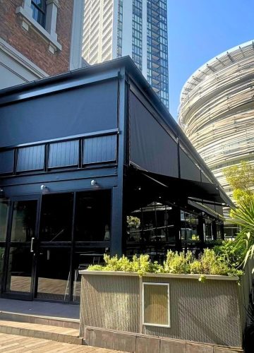 Screentex Zip Outdoor Blinds by Outdoor Blinds and Awnings O(B()