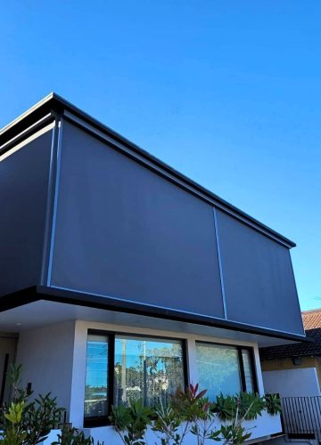 Screentex Zip Outdoor Blinds by Outdoor Blinds and Awnings O(B()