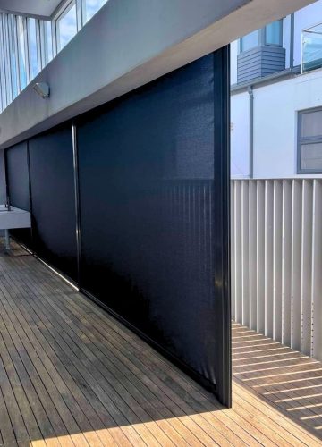 Screentex Zip Outdoor Blinds by Outdoor Blinds and Awnings O(B()