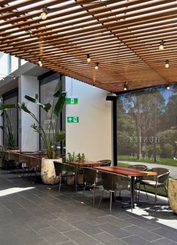 Screentex Zip Outdoor Blinds by Outdoor Blinds and Awnings O(B()