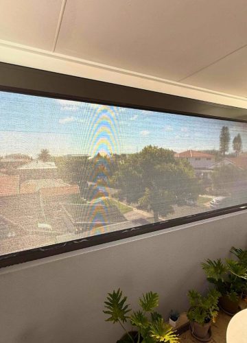 Screentex Zip Outdoor Blinds by Outdoor Blinds and Awnings O(B()